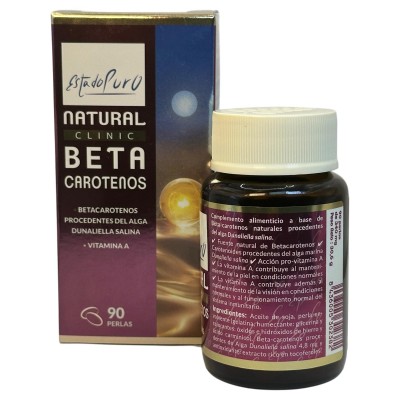 Natural BETA CAROTENOS clinic 90 Perlas de 340mg Estado Puro de Tongil Tongil TON-30238 Antioxidantes salud.bio