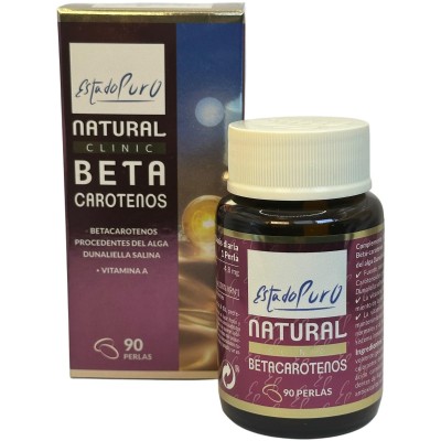 Natural BETA CAROTENOS clinic 90 Perlas de 340mg Estado Puro de Tongil Tongil TON-30238 Antioxidantes salud.bio
