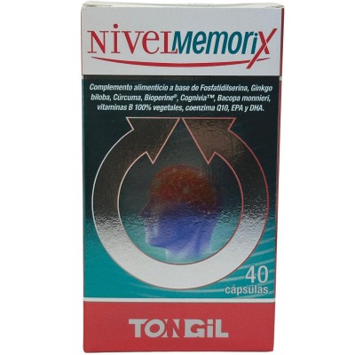 NIVELMEMORIX 40 Cápsulas de Tongil Tongil TON-30141 Memoria salud.bio