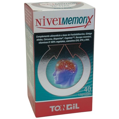 NIVELMEMORIX 40 Cápsulas de Tongil Tongil TON-30141 Memoria salud.bio