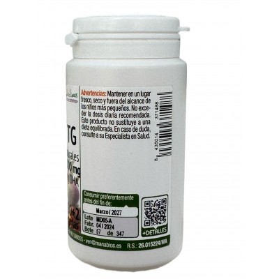 Omega 3 TG Premium 32:25 1.000mg 60+2 Perlas de Manabios Manabios MANA-37148 Sistema cardiovascular salud.bio