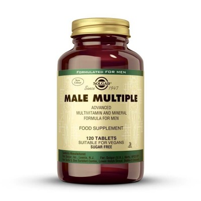 Male Multiple 120 Comprimidos (Multivitaminico especial Hombre) de Solgar Solgar SOL-01206 Vitaminas y Multinutrientes salud.bio