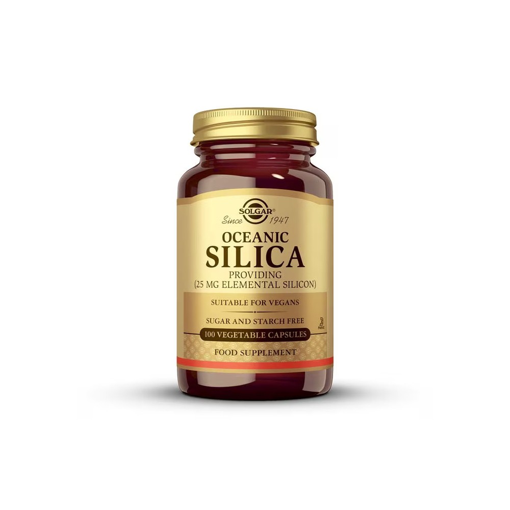 Silice Oceánico 25mg 50 cápsulas vegetales Solgar Solgar 102570 Vitaminas y Minerales salud.bio