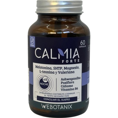 Calmia Noche Forte 60 Cápsulas de Webotanix WEBOTANIX WEB-22355 insomnio y descanso salud.bio