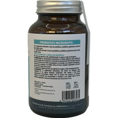 Probiotax Microbiota 60 Cápsulas de WeBotanix WEBOTANIX WEB-22357 Ayudas aparato Digestivo salud.bio