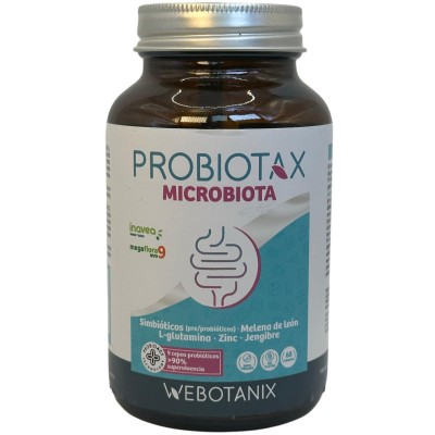 Probiotax Microbiota 60 Cápsulas de WeBotanix WEBOTANIX WEB-22357 Ayudas aparato Digestivo salud.bio