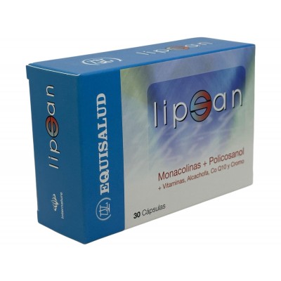 LIPSAN (monocolinas, policosarol, Q10, Cromo Alcachofa) ayuda a tu colesterol 30 cápsulas de EQUISALUD Equisalud EQU-26705 Ay...