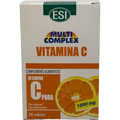 Vitamina C 1000mg POLVO (20 sobres) de ESI® ESI ESI-33010822 Vitamina C salud.bio