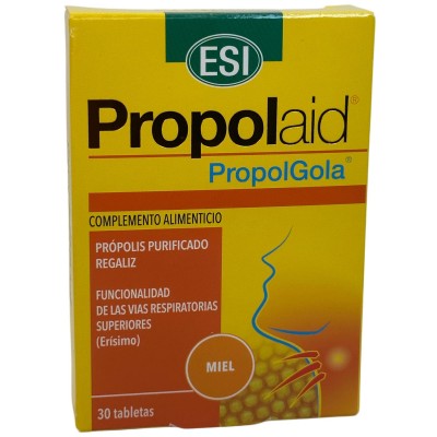 Propolaid Propolgola Miel 30 Comp de ESI® ESI 21011201 Acción benéfica garganta y pecho salud.bio