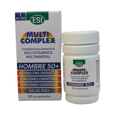 Multicomplex HOMBRE 50+ (Vitaminas y Minerales) 30 comprimidos de ESI ESI ESI-13526 Vitaminas y Multinutrientes salud.bio