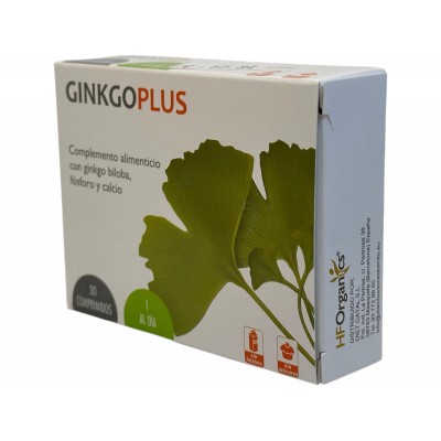 Ginkgo Plus 30 comprimidos de Herbofarm HerboFarm HFA-77050 Sistema circulatorio salud.bio