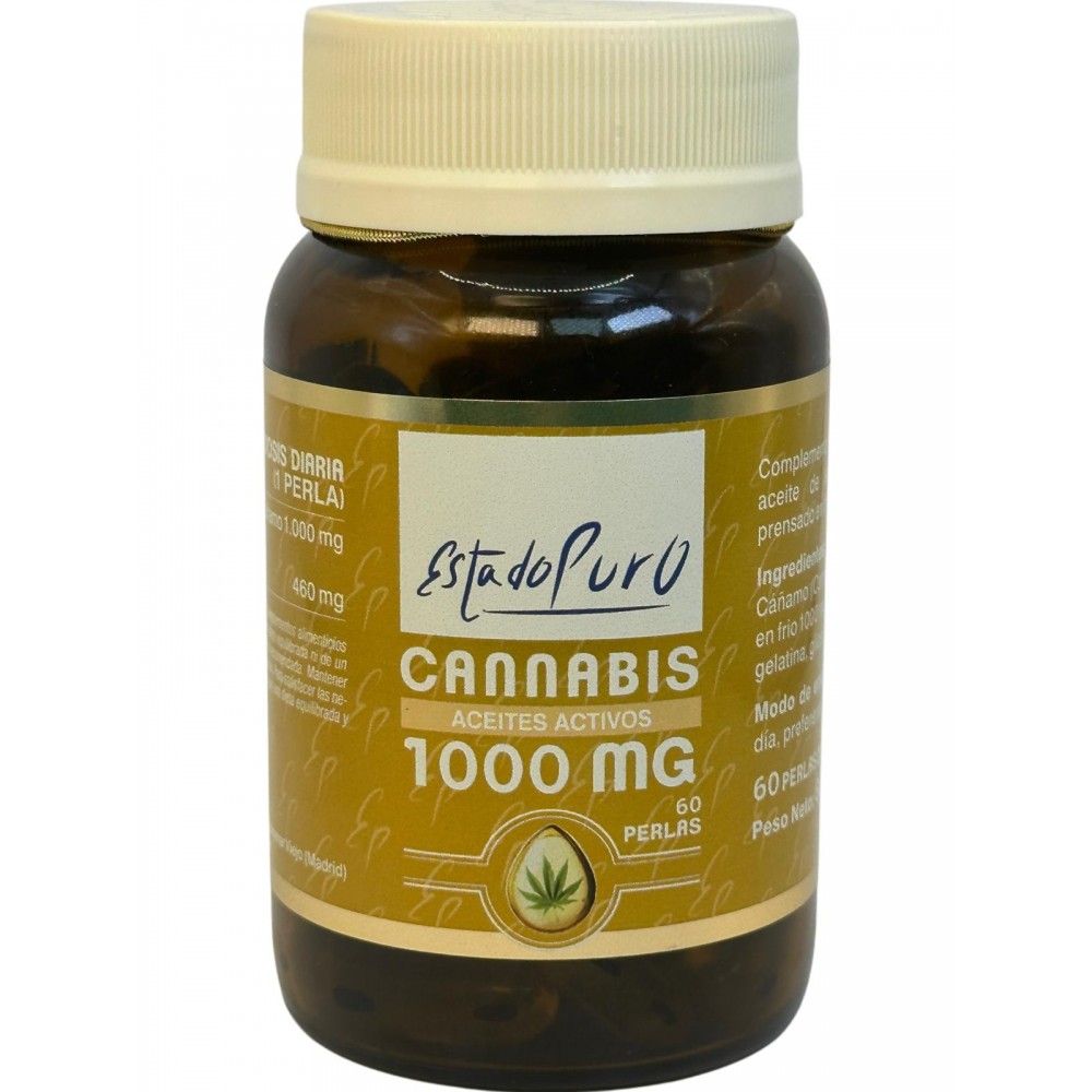 Cannabis Perlas 1000mg (Aceite de Semillas) Estado Puro de Tongil Tongil M70 Aceites naturales salud.bio