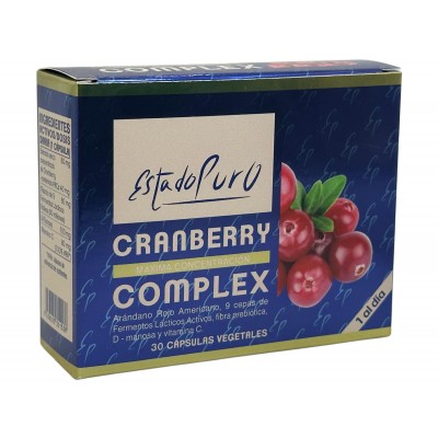 Cranberry complex 30 Cápsulas Estado Puro de Tongil Tongil M38 Bienestar urinario. Ayuda en el bienestar urinario. salud.bio