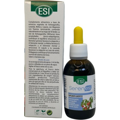 SEREN ESI en gotas 50ml (Ashwagandha, Lavanda, Lupulo) de ESI ESI ESI-13327 Estados emocionales, ansiedad, estrés, depresión,...