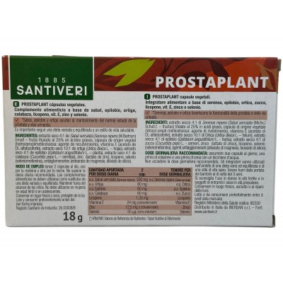 PROSTAPLANT (Cuida tu próstata y vías urinarias) 40 Cápsulas de Santiveri Santiveri  SAN-03243 Bienestar urinario. Ayuda en e...