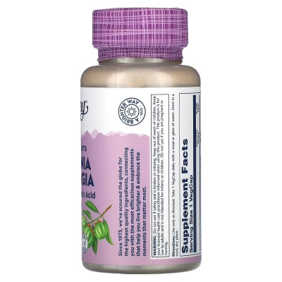 GARCINIA CAMBOGIA 500mg 60Vegcap Hidroxicitrato (HCA) de Solaray SOLARAY SOLA-22770 Ayuda Glucemia y Diabetes salud.bio