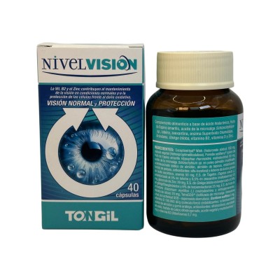 NIVELVISIÓN (Visión y Protección) 40 Cápsulas de Tongil Tongil H34 Ojos, visión salud.bio