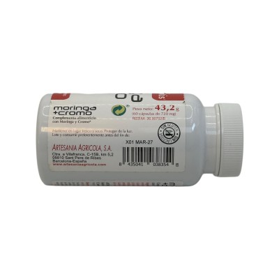 Moringa + Cromo 60 cápsulas de Plantis Artesania Agrícola 080118 Control de Peso salud.bio