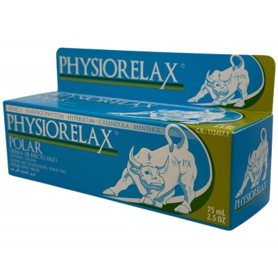 Physiorelax POLAR Crema (efecto frio) 75mL Physiorelax 172457.1 Articulaciones, Huesos, Tendones y Musculos, componen el Apar...