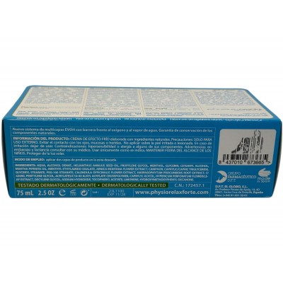 Physiorelax POLAR Crema (efecto frio) 75mL Physiorelax 172457.1 Articulaciones, Huesos, Tendones y Musculos, componen el Apar...
