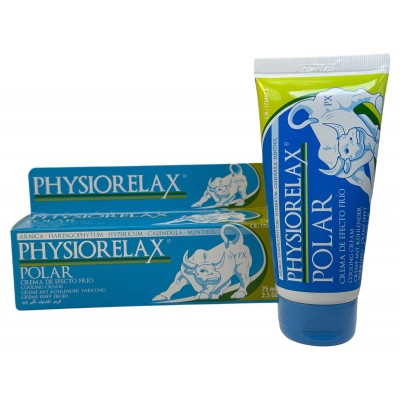 Physiorelax POLAR Crema (efecto frio) 75mL Physiorelax 172457.1 Articulaciones, Huesos, Tendones y Musculos, componen el Apar...