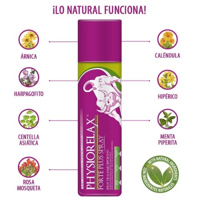 Physiorelax Forte Plus SPRAY 150mL Physiorelax 182158.4 Articulaciones, Huesos, Tendones y Musculos, componen el Aparato Loco...