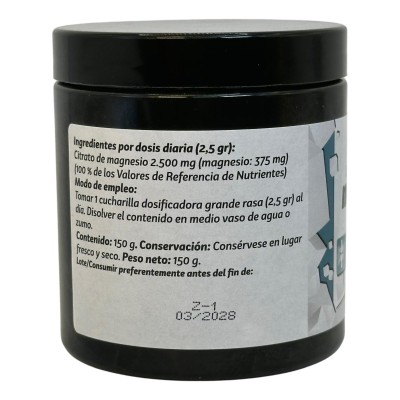 CITRATO de MAGNESIO 150 gramos en polvo de Pinisan Pinisan 106.00272 Suplementos Minerales  salud.bio