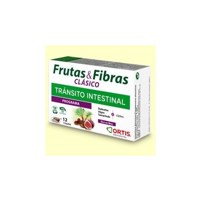 Frutas y Fibras Clásico de Ortis cubos masticables Laboratorio Ortis 387 Laxantes salud.bio