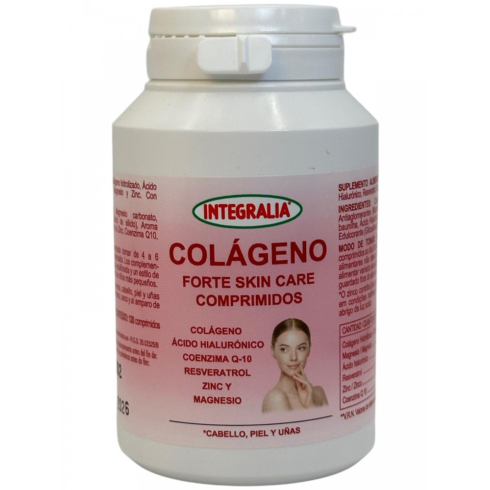 COLÁGENO FORTE SKIN CARE 120 Comprimidos de Integralia INTEGRALIA GEN-54529 Piel, Cabello y Uñas, Complementos y Vitaminas sa...