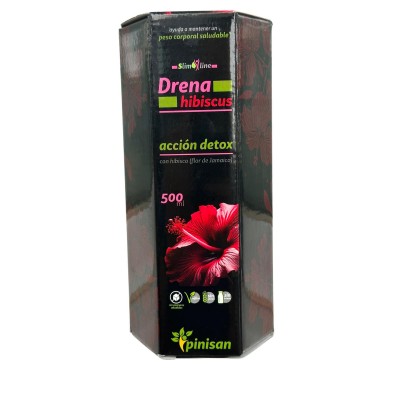 DRENA HIBISCUS de 500 ml de Pinisan Pinisan MYC-00859 Drenantes y Diureticos salud.bio