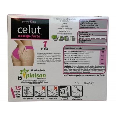 Celut (line Perfec) 15 viales de Pinisan Pinisan MYC-00073 Quemagrasas y similares salud.bio