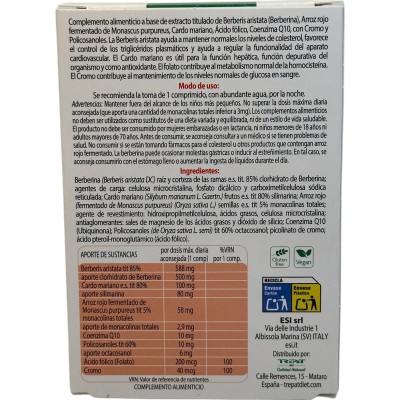 NORMOLIP 5 FORTE (ayuda colesterol) 36 comprimidos de ESI ESI ESI-13415 Ayudas niveles Colesterol y Trigliceridos salud.bio