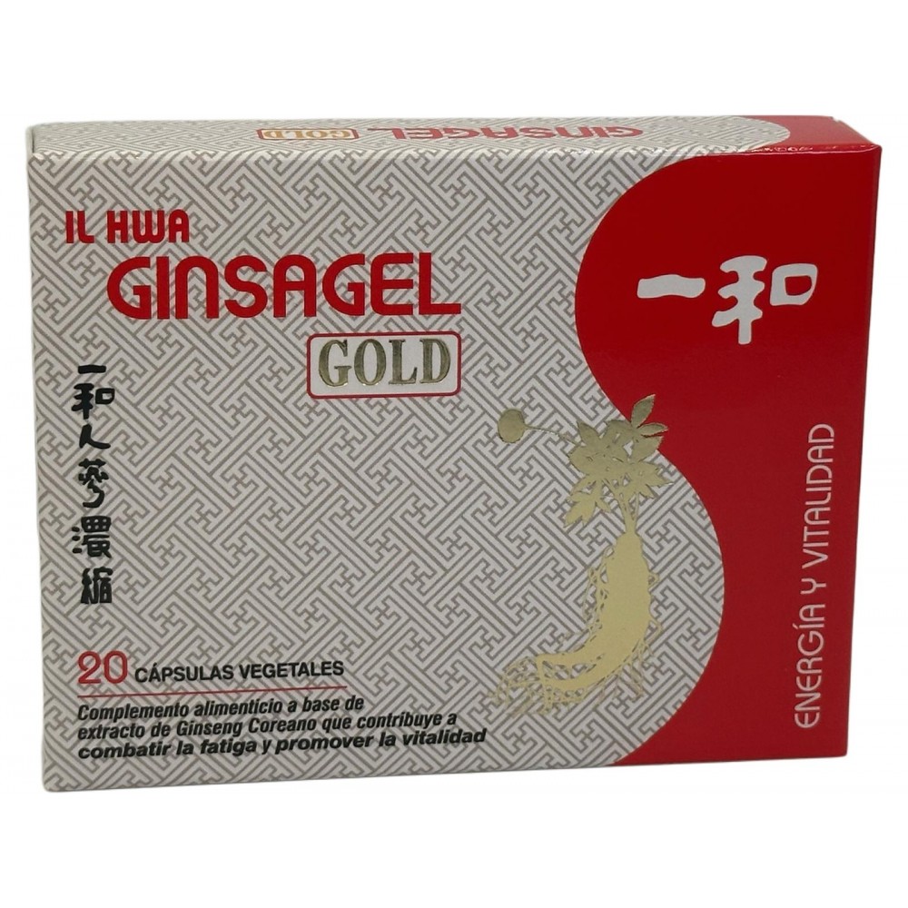 Ginseng IL HWA Ginsagel GOLD 20 cápsulas de Tongil Tongil A07 Cansancio, fatiga, astenia primaveral salud.bio