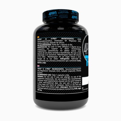 Tudca 250mg 60 cápsulas de 4-PRO 4-PRO Nutrition 4PR5600 Higado y sistema hepatobiliar salud.bio