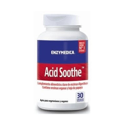 Acid soothe 30 cápsulas Vegetales de Enzymedica Enzymedica ENZ13121 Ayudas aparato Digestivo salud.bio