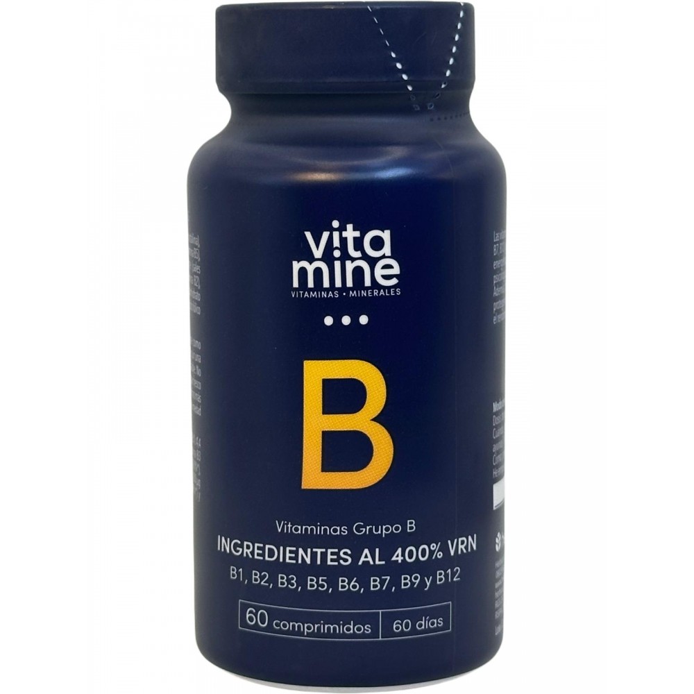 Vitaminas Grupo B (B complex) 60 comprimidos 500mg de Herbora Herbora H20106 Vitamina B salud.bio