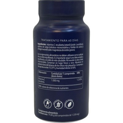 VITAMINA C pura (RETARD) 1.000mg 60 comprimidos de Herbora Herbora HER-20108 Vitamina C salud.bio