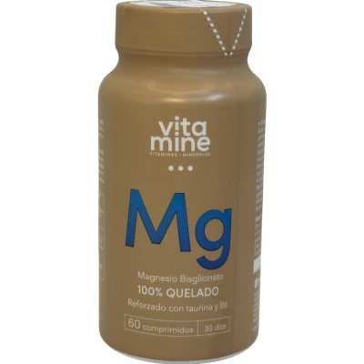 MAGNESIO Bisglicinato 1.250mg (dosis) 100% quelado 60 comprimidos de Herbora Herbora HER-20205 Suplementos Minerales  salud.bio