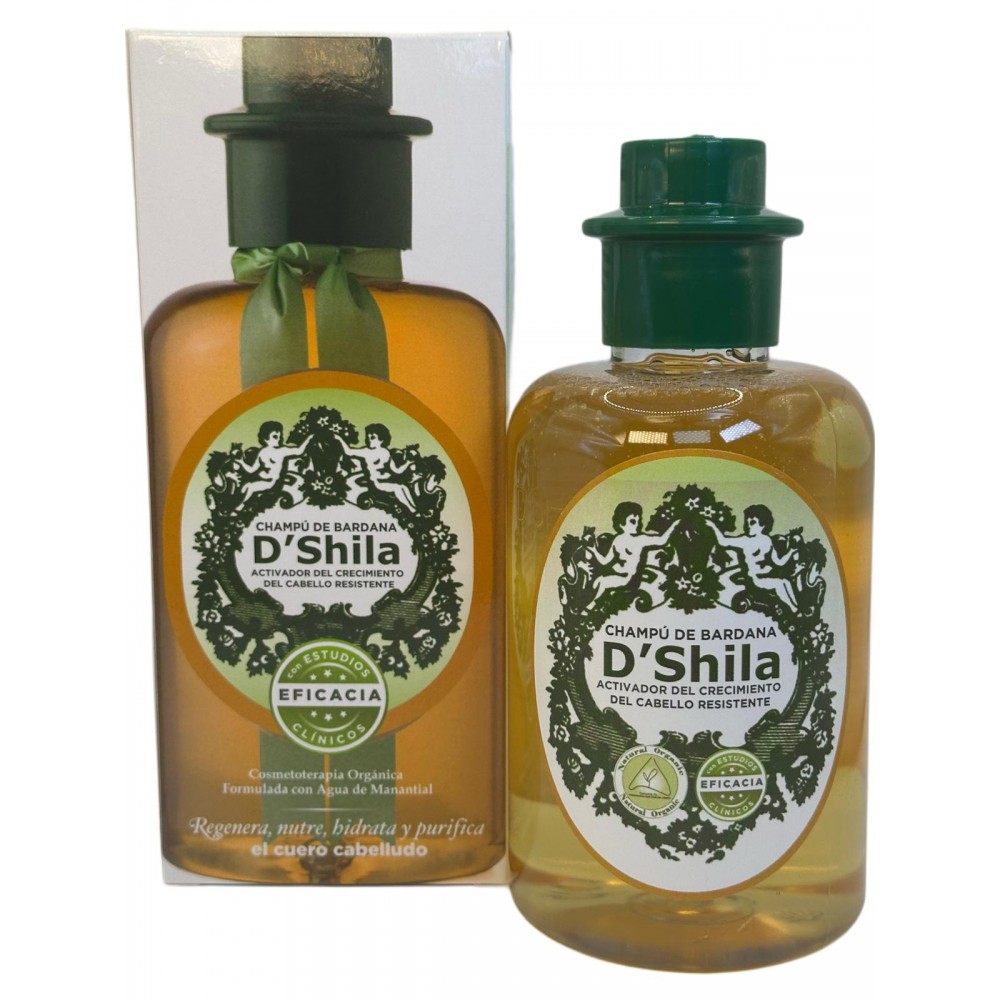 Champú Proteico de Bardana 300ml de D´Shila D´Shila 5011080300 Cosmética Natural salud.bio