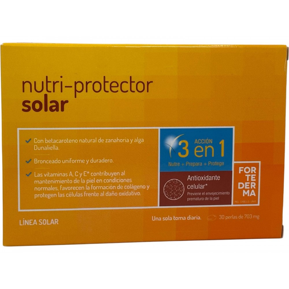 Nutri-protector solar 3 en 1 (Protégete del Sol también desde dentro) 30 Perlas de herbora Herbora HER-10101 Nutricosmética s...
