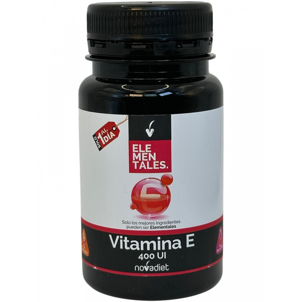 Vitamina E 268mg 400Ui en 60 perlas de Novadiet Novadiet NOV-53525 Vitamina E salud.bio