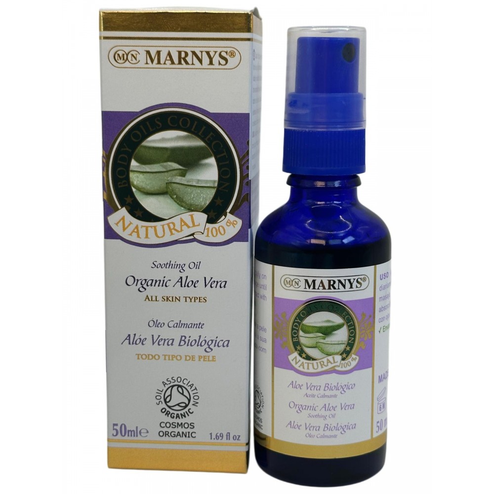 Aceite Calmante de Aloe Vera Orgánico 50 ml de Marnys Marnys AP218 Piel, Cabello y Uñas, Complementos y Vitaminas salud.bio