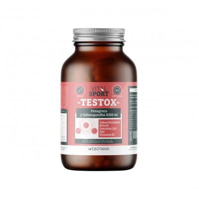 TESTOX (Vital Sport) 60 cápsulas vegetales de WeBotanix WEBOTANIX WEB-22330 Salud Sexual y Fertilidad salud.bio
