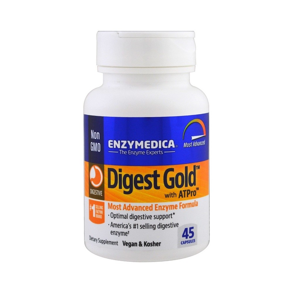 Digest Gold con ATPro 45 Cápsulas de Enzymedica Enzymedica ENZ13211 Ayudas aparato Digestivo salud.bio