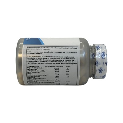 Stress B Magnesio Glycinate 60 Cápsulas Vegetales de KAL SOLARAY 82324 Vitamina B salud.bio