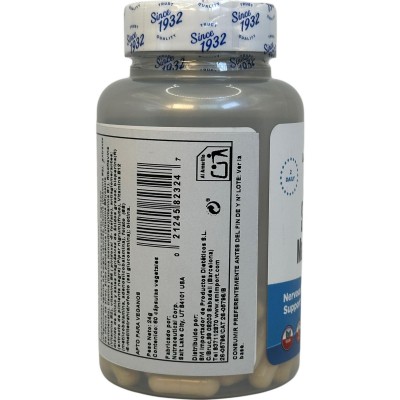 Stress B Magnesio Glycinate 60 Cápsulas Vegetales de KAL SOLARAY 82324 Vitamina B salud.bio