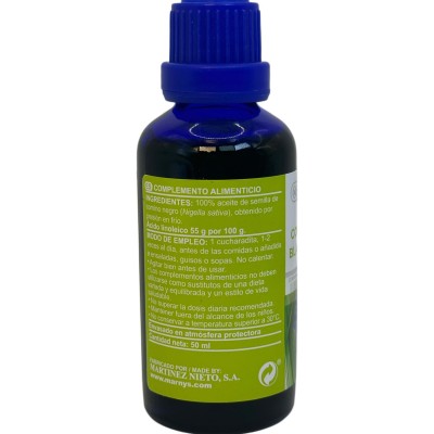 Aceite Puro de Comino Negro 50ml de Marnys Marnys MAR-07717 Ayudas aparato Digestivo salud.bio