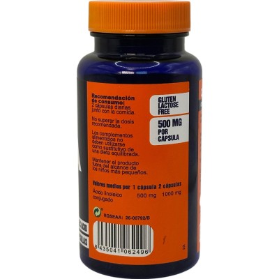 CLA tonalín (ácido linoleico cojugado) 500ml 90 cápsulas de MEGAPLUS Megaplus MEG-176025 Suplementos Deportivos (Complementos...