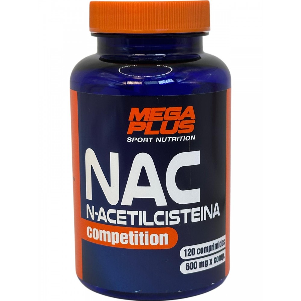 NAC N-AcetilCisteina 600 mg 120 Comprimidos de Megaplus Artesania Agrícola ART-164017 Higado y sistema hepatobiliar salud.bio