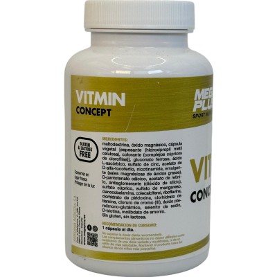 VITMIN CONCEPT (Multivitaminico y minerales) sport nutrition 120 cápsulas de Megaplus Megaplus 142020 Vitaminas y Multinutrie...